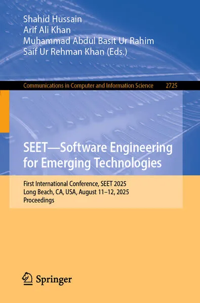 Cover: SEET—Software Engineering for Emerging Technologies