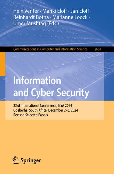 Information and Cyber Security
