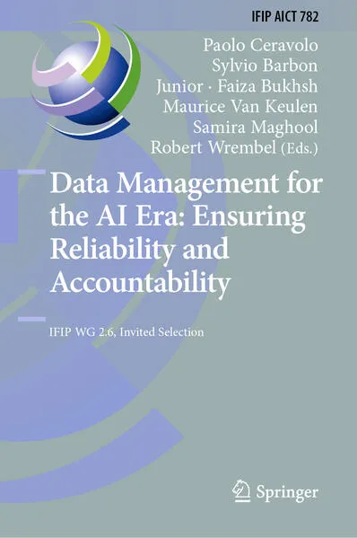Cover: Data Management for the AI Era: Ensuring Reliability and Accountability