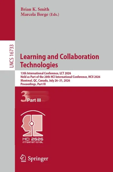 Cover: Learning and Collaboration Technologies