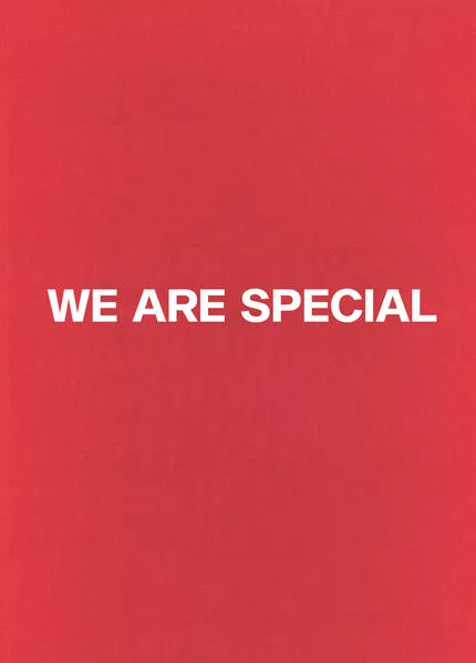 Cover: WE ARE SPECIAL