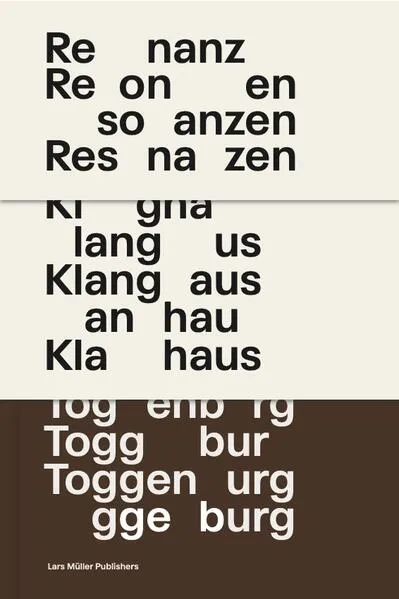 Cover: Resonanzen: Klanghaus Toggenburg
