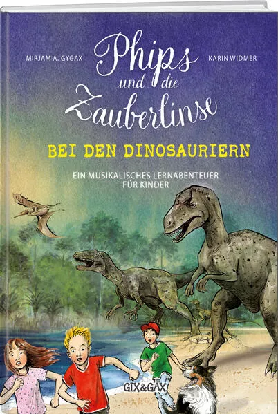 Cover: Phips und die Zauberlinse bei den Dinosauriern