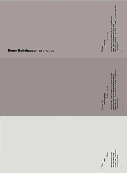 Cover: Roger Boltshauser – Response