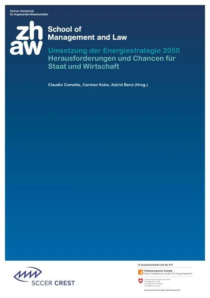 Cover: Umsetzung der Energiestrategie 2050