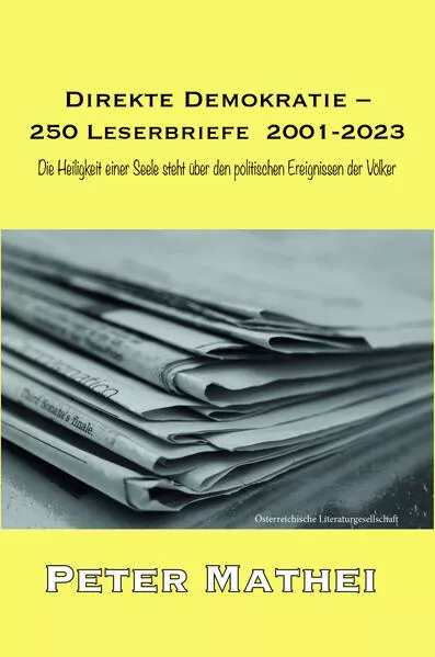 Cover: Direkte Demokratie – 250 Leserbriefe 2001-2023