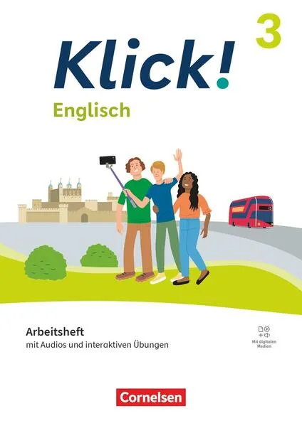 Cover: Klick! - Fächerübergreifendes Lehrwerk für Lernende mit Förderbedarf - Englisch - Ausgabe ab 2023 - Band 3: 7. Schuljahr
