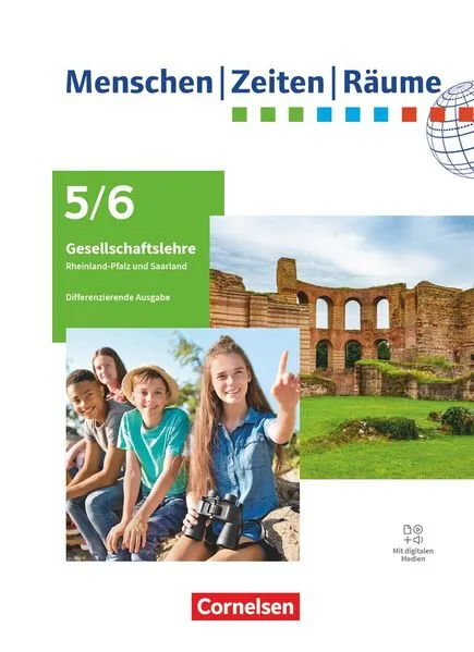 Cover: Menschen-Zeiten-Räume - Gesellschaftslehre/Gesellschaftswissenschaften - Rheinland-Pfalz und Saarland - Differenzierende Ausgabe ab 2026 - Band 1: 5./6. Schuljahr