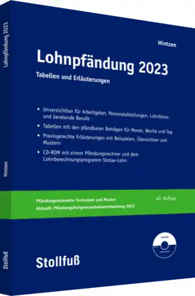 Cover: Lohnpfändung 2023