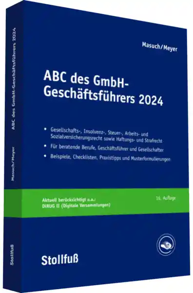Cover: ABC des GmbH-Geschäftsführers 2024