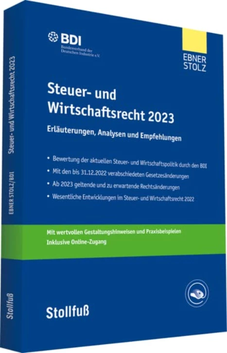Cover: Steuer- und Wirtschaftsrecht 2023