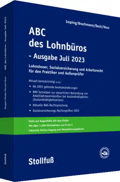 Cover: ABC des Lohnbüros - Ausgabe Juli 2023