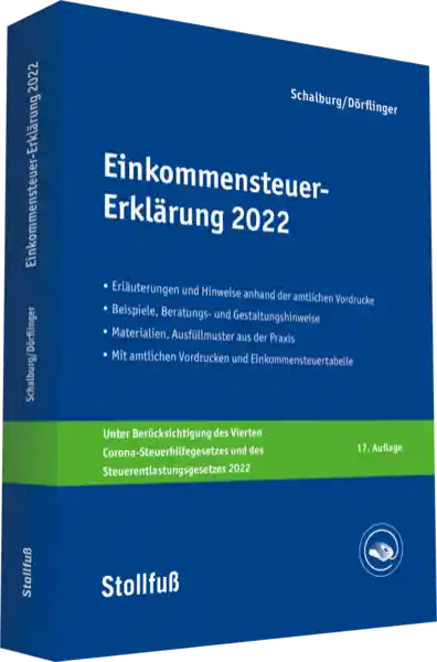 Cover: Einkommensteuer-Erklärung 2022