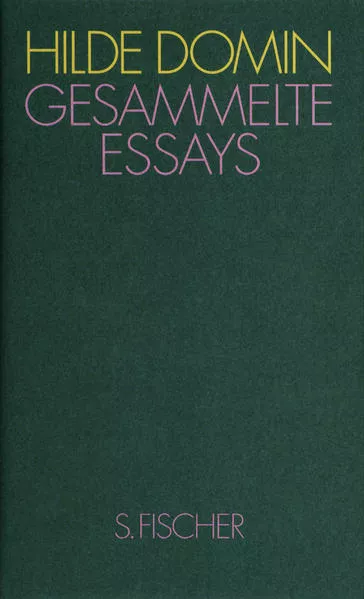 Cover: Gesammelte Essays