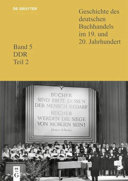Cover: Geschichte des deutschen Buchhandels im 19. und 20. Jahrhundert. DDR / Verlage 2
