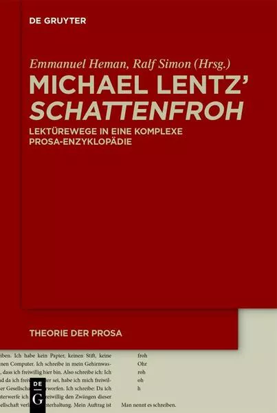 Michael Lentz' ›Schattenfroh‹</a>