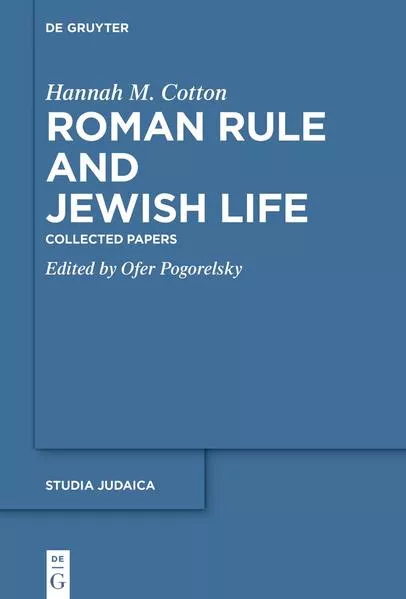 Cover: Roman Rule and Jewish Life