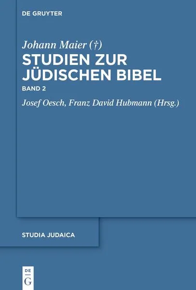 Cover: Studien zur jüdischen Bibel