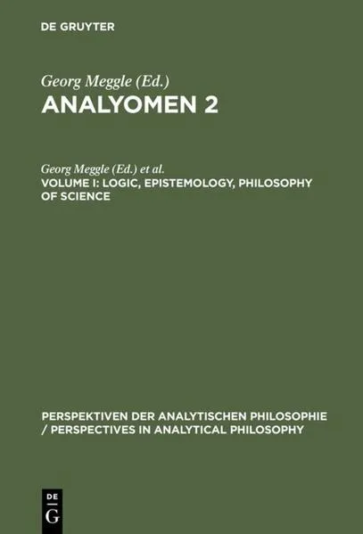 Cover: Analyomen 2 / Logic, Epistemology, Philosophy of Science