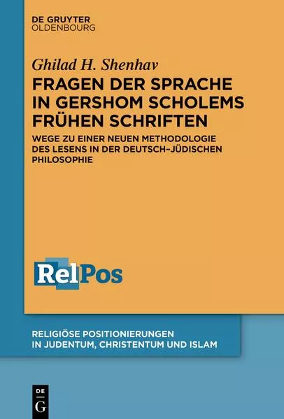 Cover: Fragen der Sprache in Gershom Scholems frühen Schriften