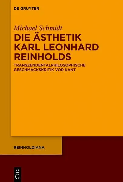 Cover: Die Ästhetik Karl Leonhard Reinholds
