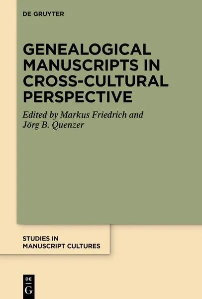 Cover: Genealogical Manuscripts in Cross-Cultural Perspective