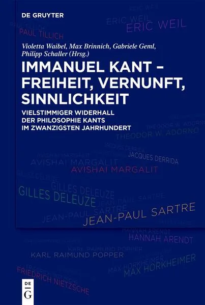 Cover: Immanuel Kant – Freiheit, Vernunft, Sinnlichkeit