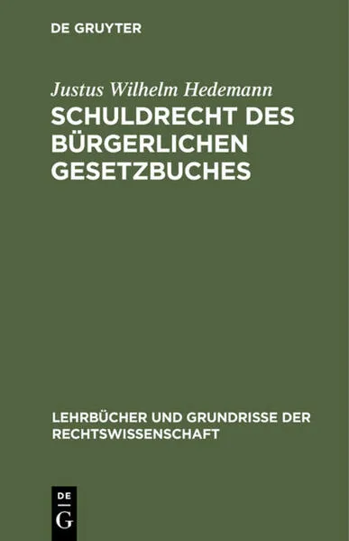Schuldrecht des Bürgerlichen Gesetzbuches