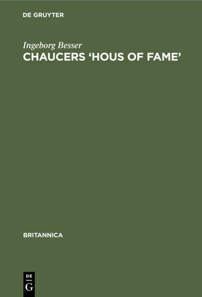 Cover: Chaucers ‘Hous of Fame’