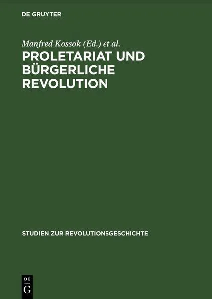 Cover: Proletariat und bürgerliche Revolution