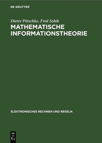 Cover: Mathematische Informationstheorie