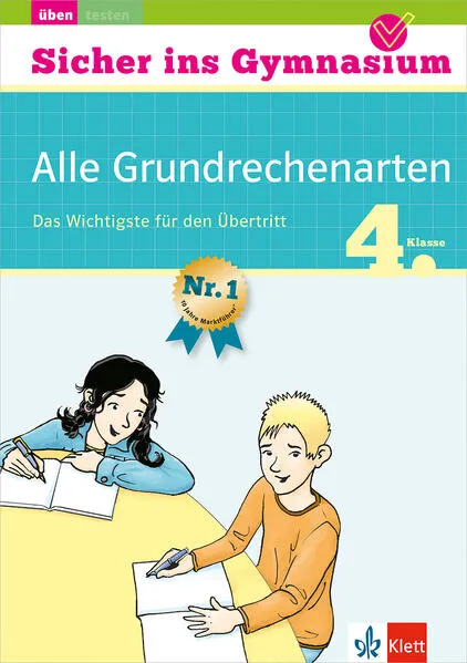 Cover: Klett Sicher ins Gymnasium Alle Grundrechenarten 4. Klasse