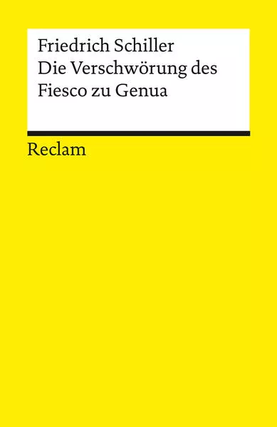 Cover: Die Verschwörung des Fiesco zu Genua. Ein republikanisches Trauerspiel