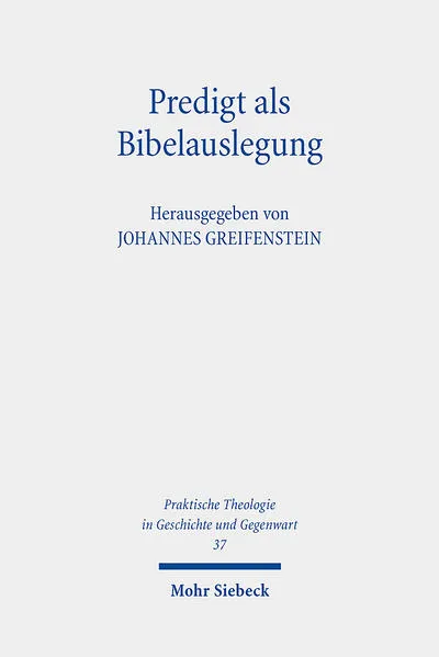 Cover: Predigt als Bibelauslegung