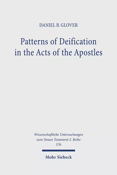 Cover: Patterns of Deification in the Acts of the Apostles