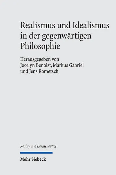 Cover: Realismus und Idealismus in der gegenwärtigen Philosophie