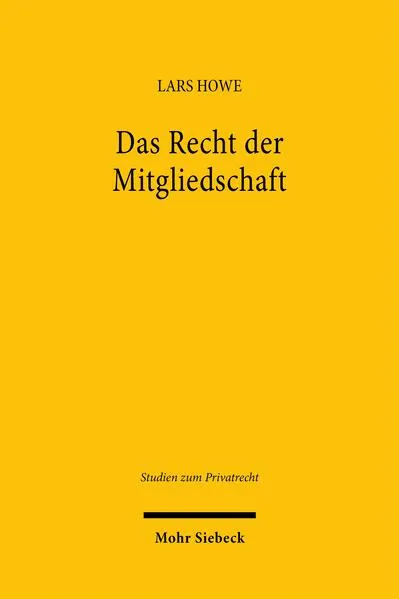 Das Recht der Mitgliedschaft
