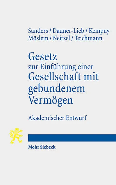 Gesetz zur Einführung einer Gesellschaft mit gebundenem Vermögen</a>