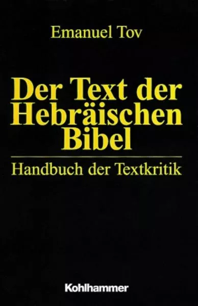 Cover: Der Text der Hebräischen Bibel