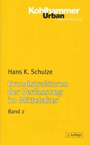 Cover: Grundstrukturen der Verfassung im Mittelalter