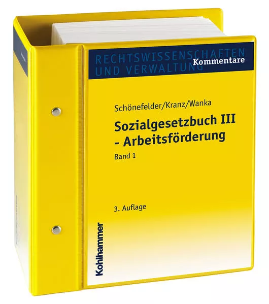 Cover: Sozialgesetzbuch III - Arbeitsförderung