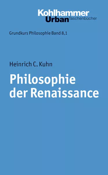 Cover: Philosophie der Renaissance
