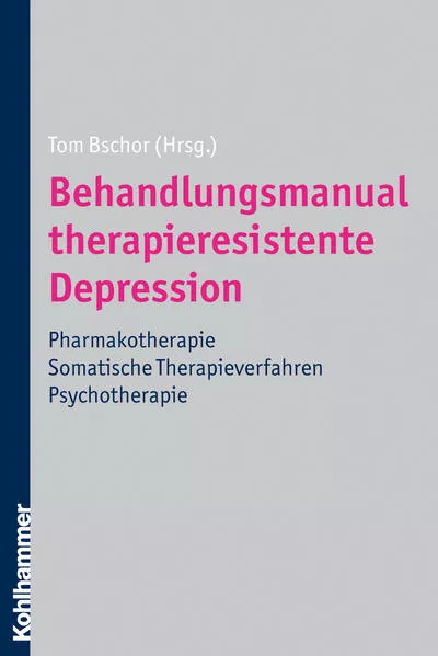 Cover: Behandlungsmanual therapieresistente Depression