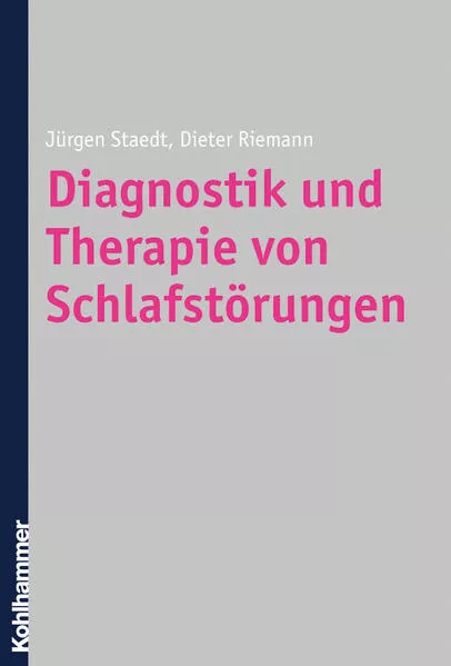 Cover: Diagnostik und Therapie von Schlafstörungen