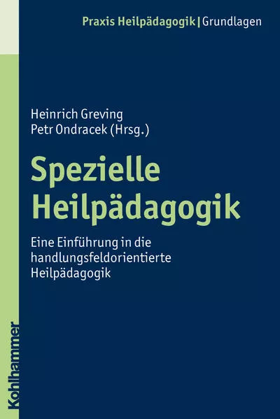 Cover: Spezielle Heilpädagogik