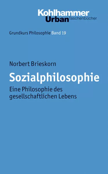 Cover: Sozialphilosophie
