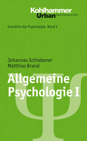 Cover: Allgemeine Psychologie I