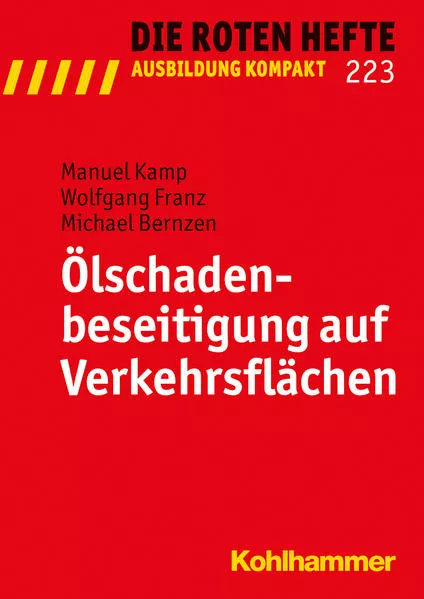 Cover: Ölschadenbeseitigung auf Verkehrsflächen