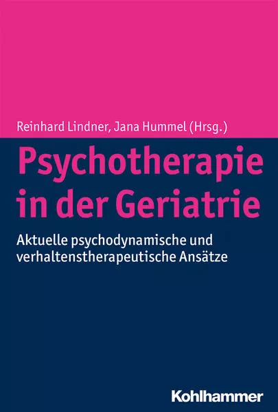 Cover: Psychotherapie in der Geriatrie