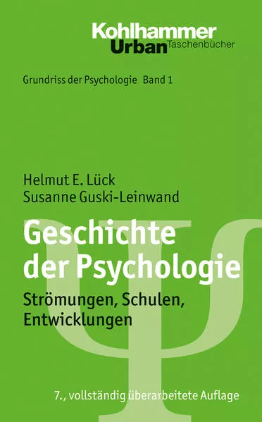 Cover: Geschichte der Psychologie